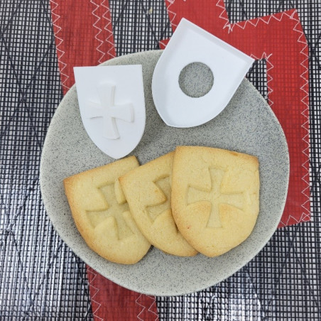 Emporte-pièce Croix des Templiers – Blason