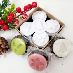 Minis emporte-pièces 3D pour des sablés sous le décor Noël unique