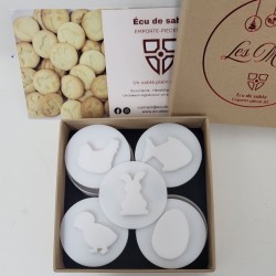 Minis emporte-pièces 3D pour des sablés animaux de Paques