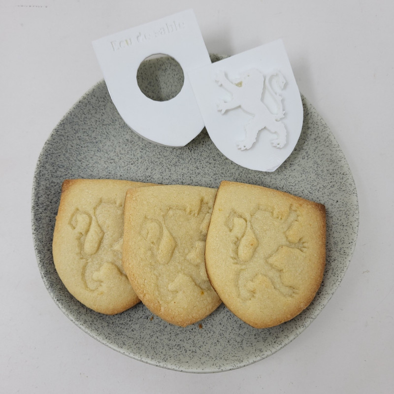 Emporte-pièce Lion héraldique – Blason médiéval